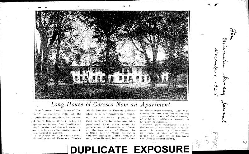  Source: Milwaukee Sunday Journal Topics: Architecture Date: 1925-12-06