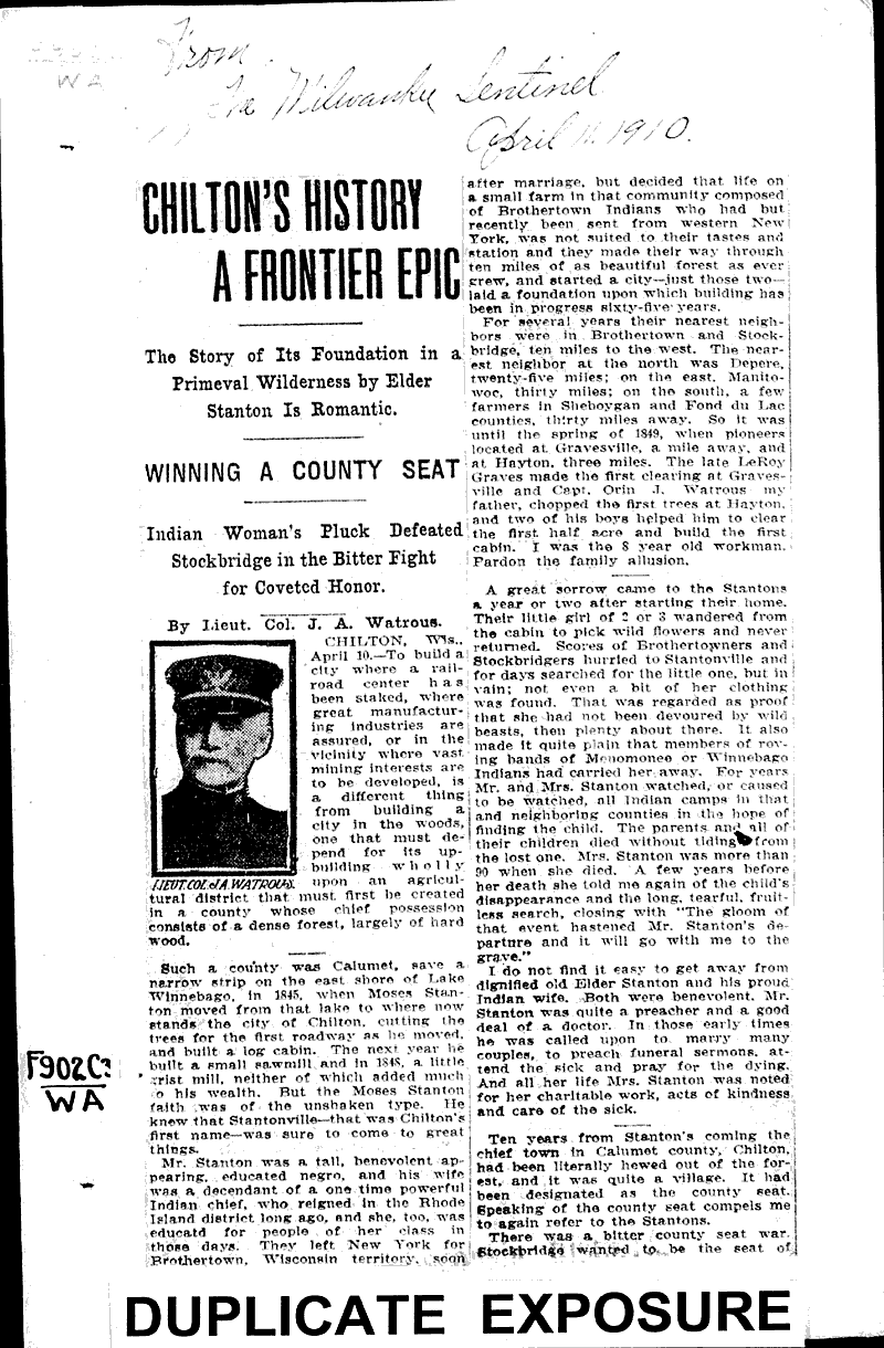  Source: Milwaukee Sentinel Date: 1910-04-11