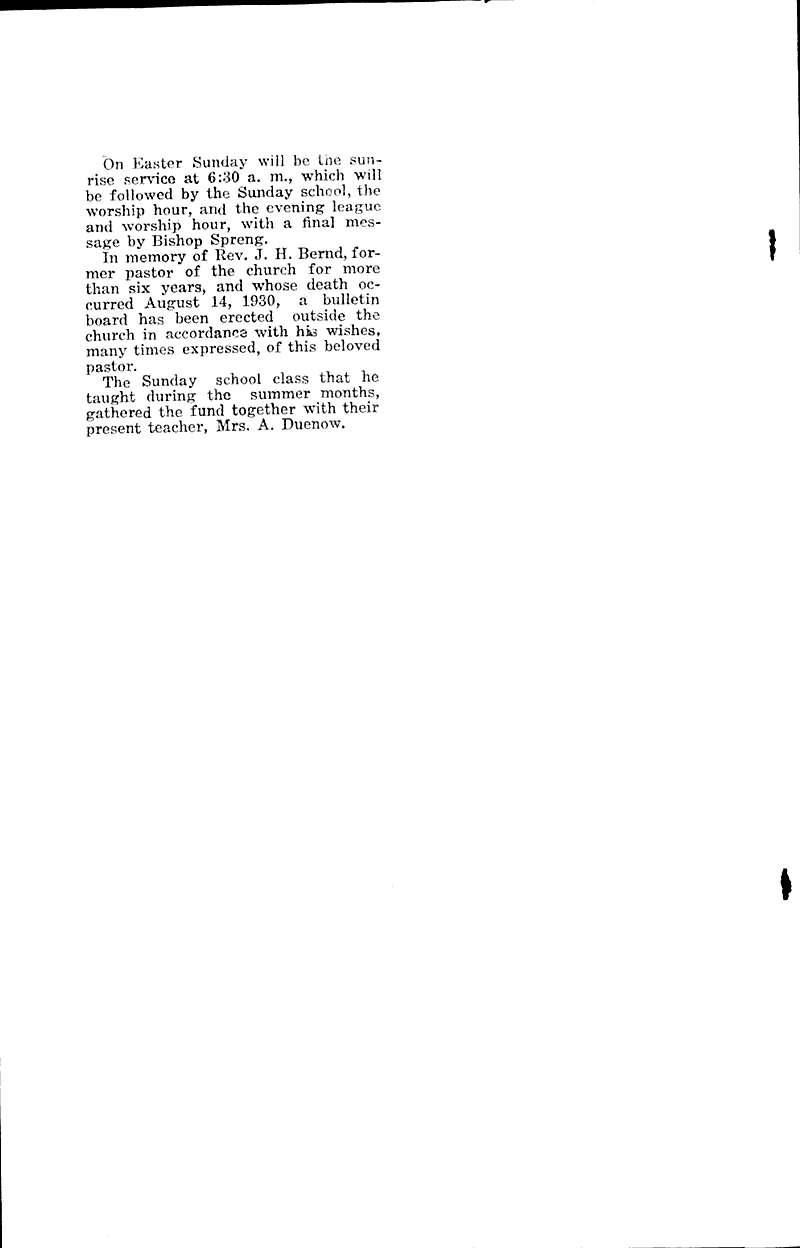  Source: Chippewa Herald-Telegram Topics: Church History Date: 1931-03-28