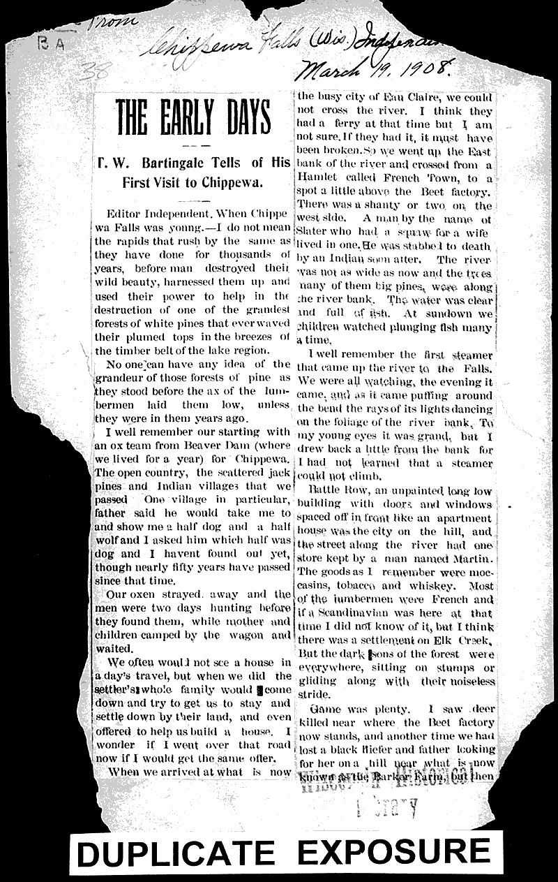  Source: Chippewa Falls Independent Date: 1908-03-19