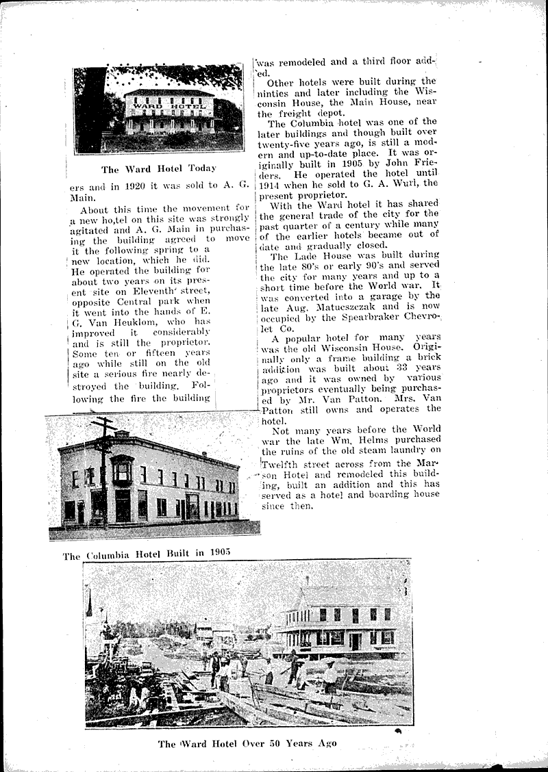 Source: Clintonville Tribune Topics: Architecture Date: 1928-06-22
