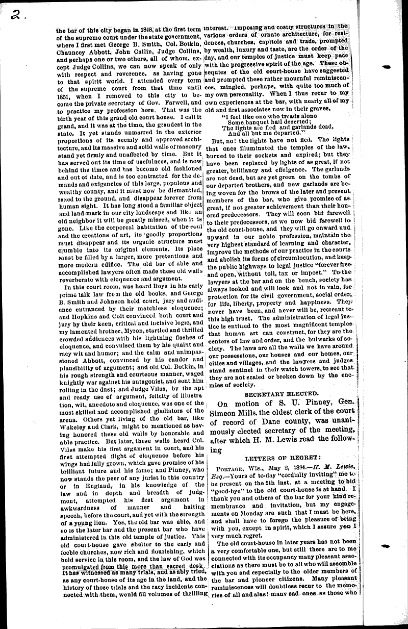  Source: Madison Journal Topics: Government and Politics Date: 1884-05-06