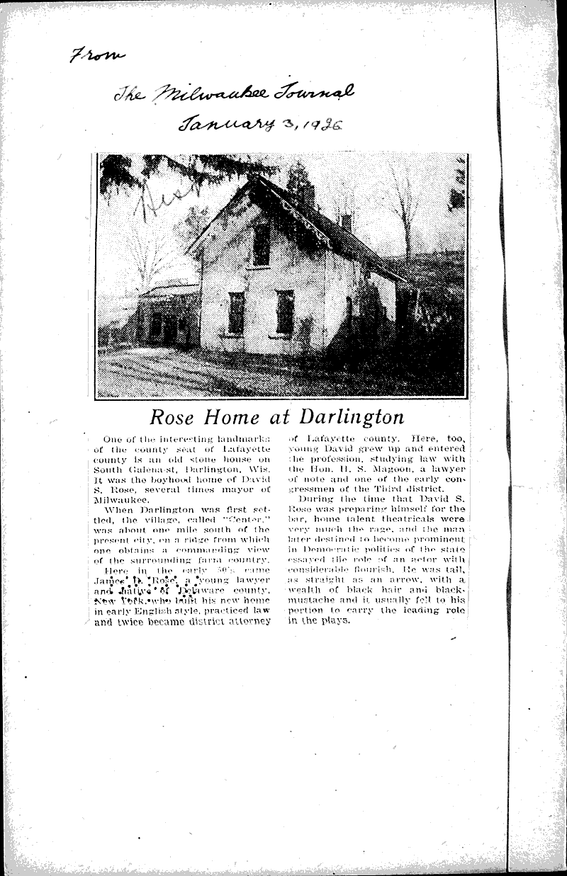  Source: Milwaukee Journal Topics: Immigrants Date: 1926-01-03
