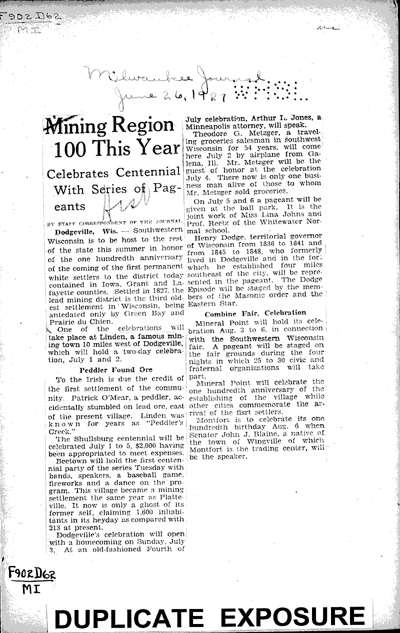  Source: Milwaukee Journal Topics: Industry Date: 1927-06-26