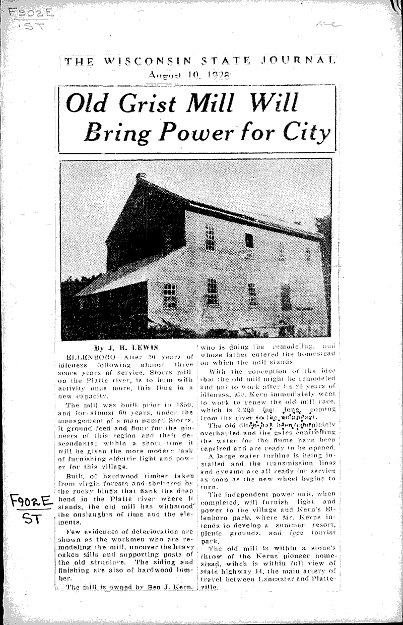  Source: Wisconsin State Journal Topics: Industry Date: 1928-08-10