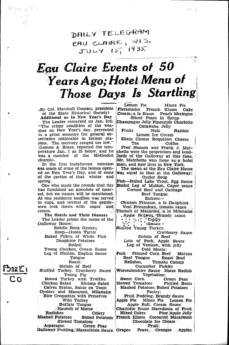  Source: Eau Claire Telegram Date: 1935-07-15