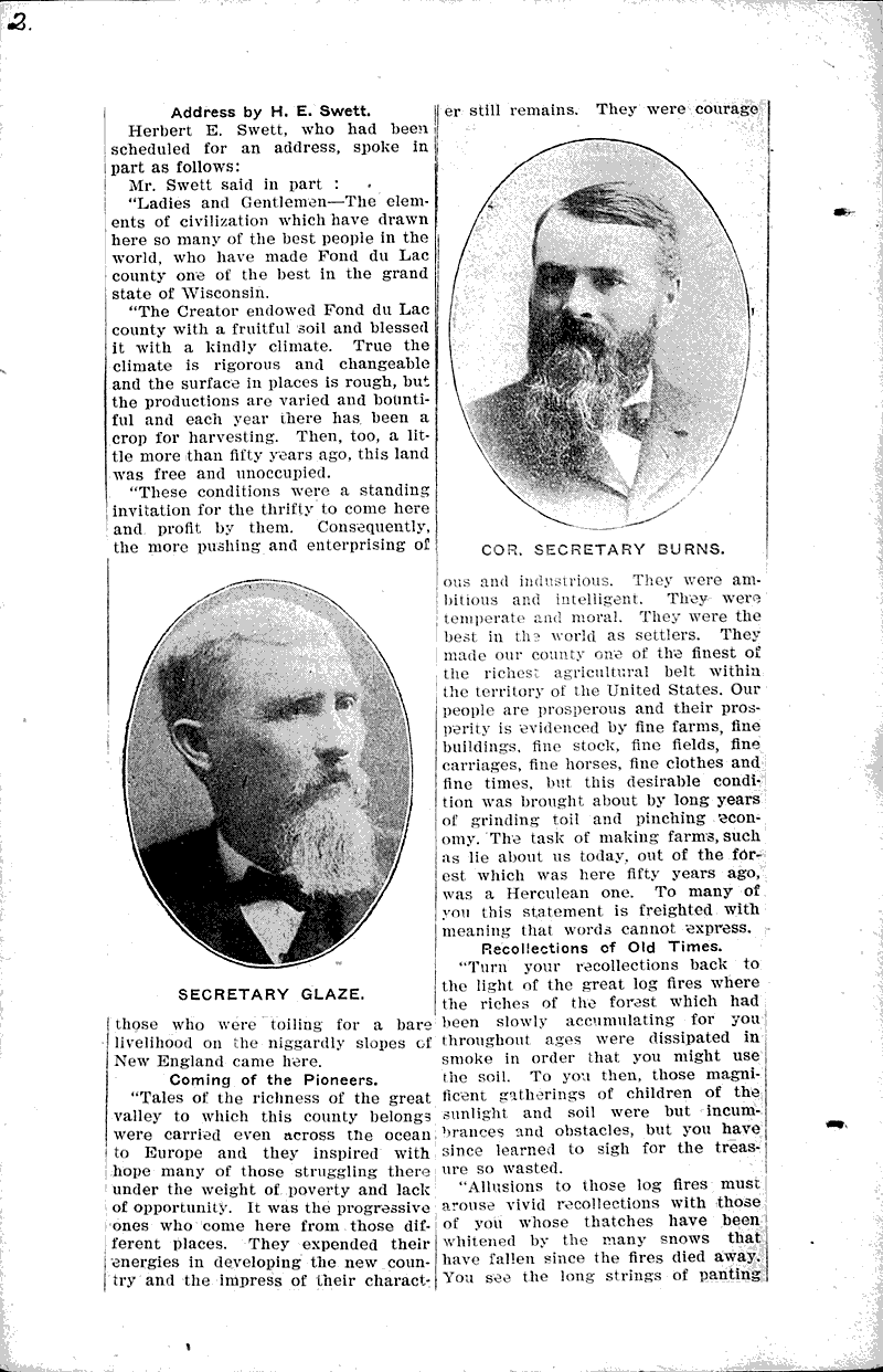  Source: Fond du Lac Daily Reporter Topics: Social and Political Movements Date: 1904-09-02