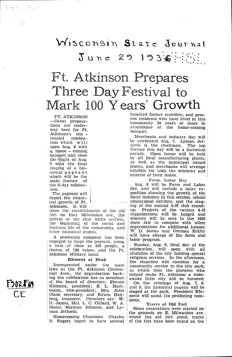 Source: Wisconsin State Journal Date: 1936-06-29