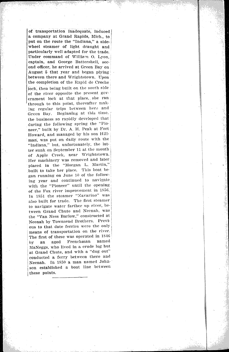  Source: Appleton Daily Post Topics: Transportation Date: 1905-07-13