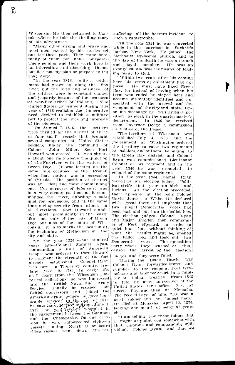  Source: Green Bay Press Gazette Topics: Church History Date: 1926-12-20