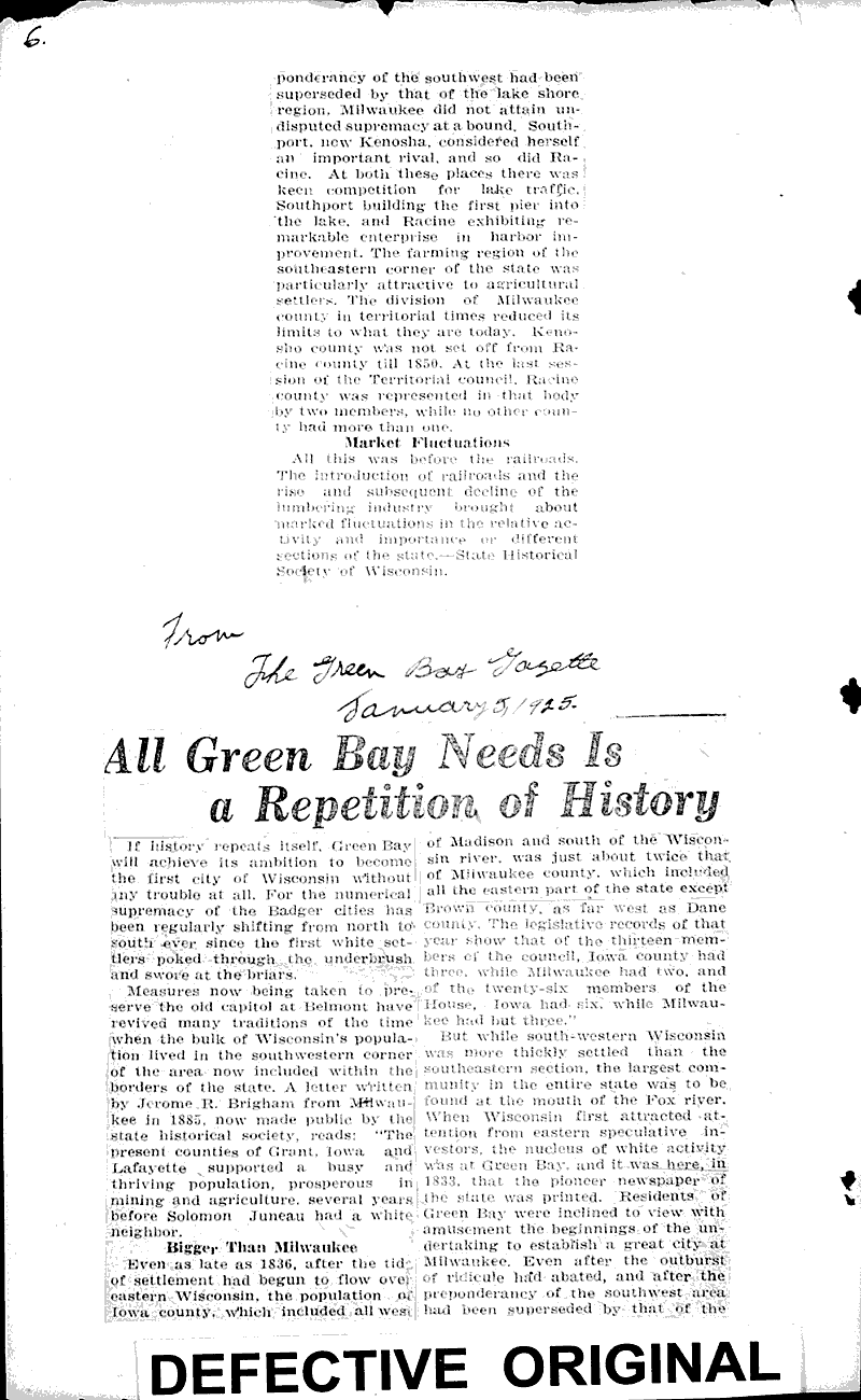  Source: Green Bay Gazette Date: 1922-03-24