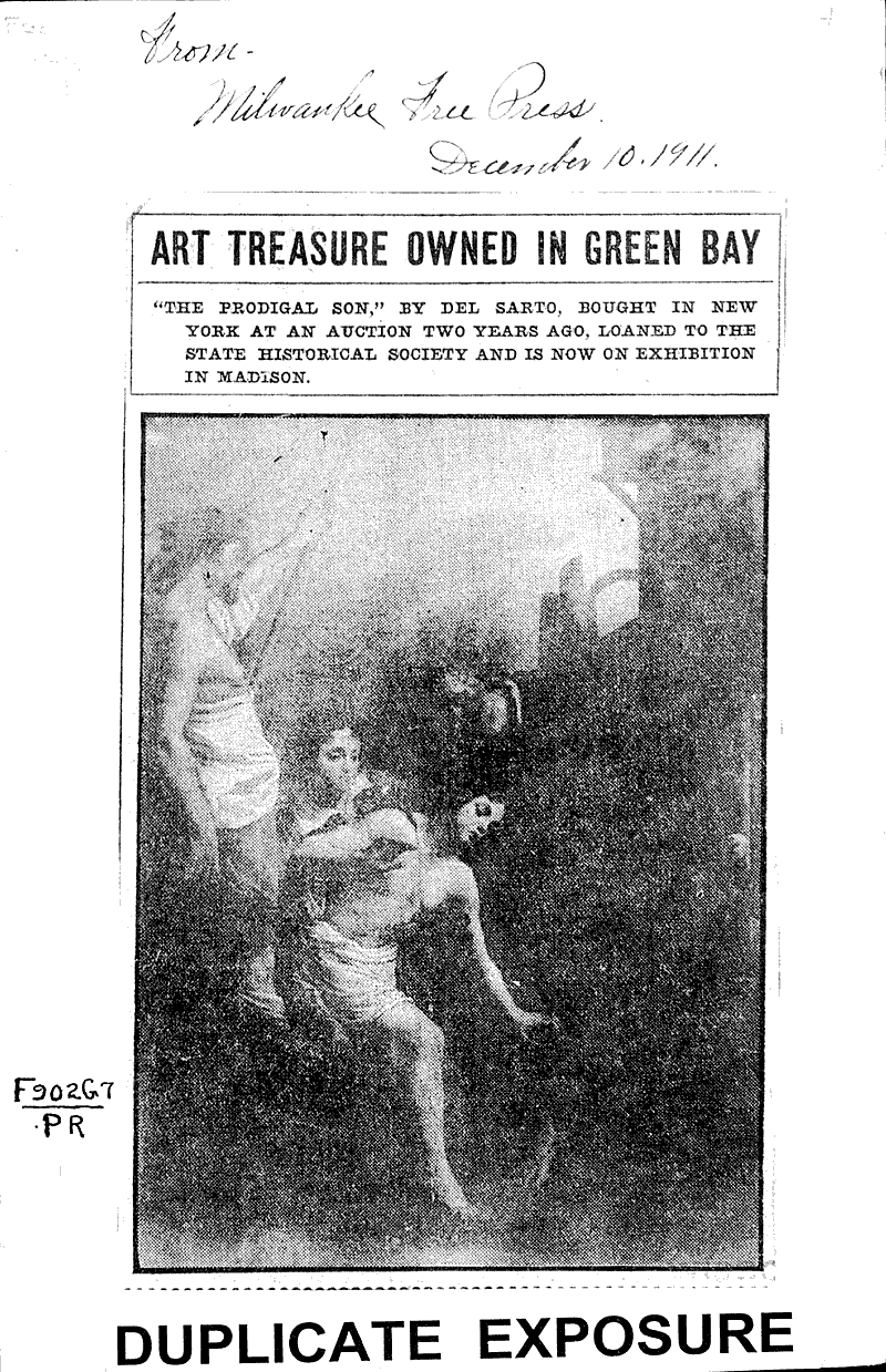  Source: Milwaukee Free Press Topics: Art and Music Date: 1911-12-10