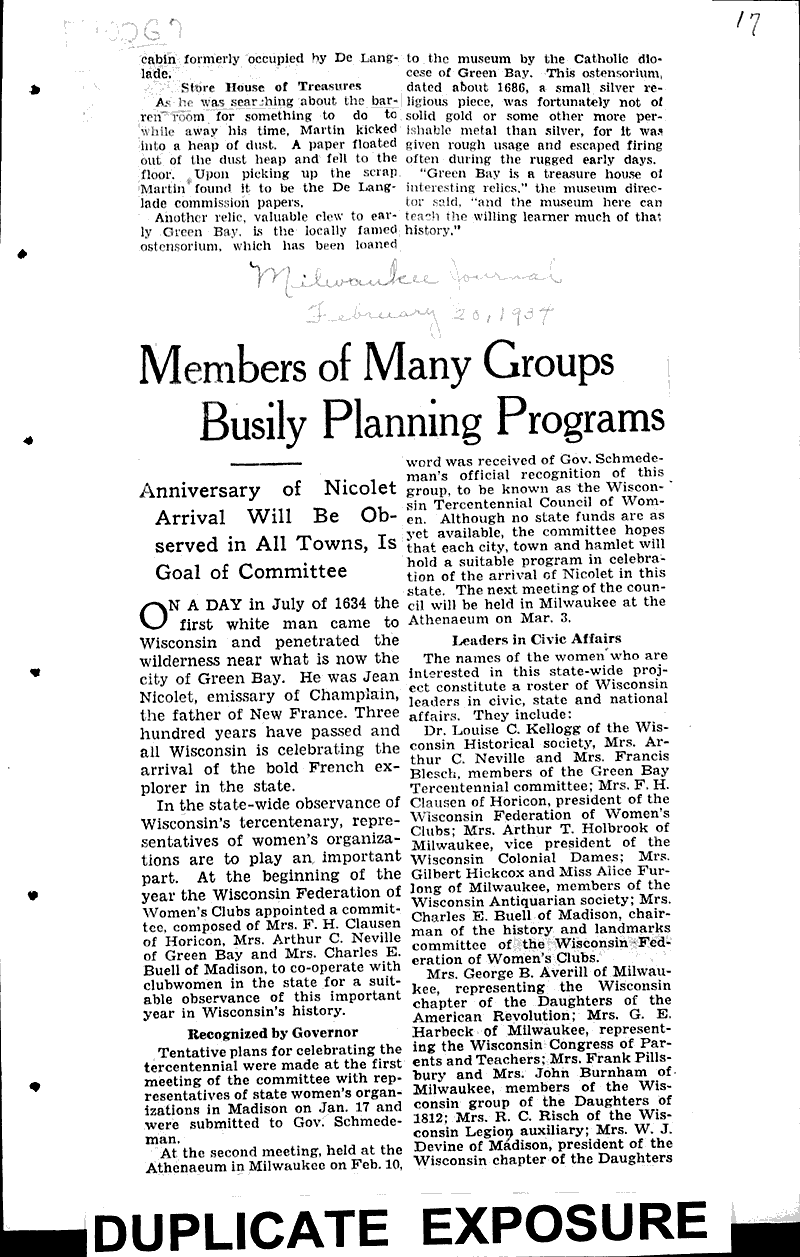  Source: Milwaukee Journal Topics: Immigrants Date: 1929-06-10