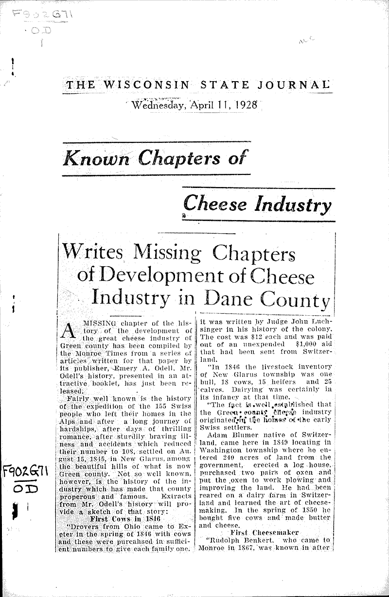  Source: Wisconsin State Journal Topics: Industry Date: 1928-04-11