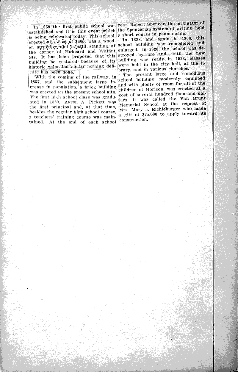  Source: Beaver Dam Daily Citizen Topics: Education Date: 1930-06-14