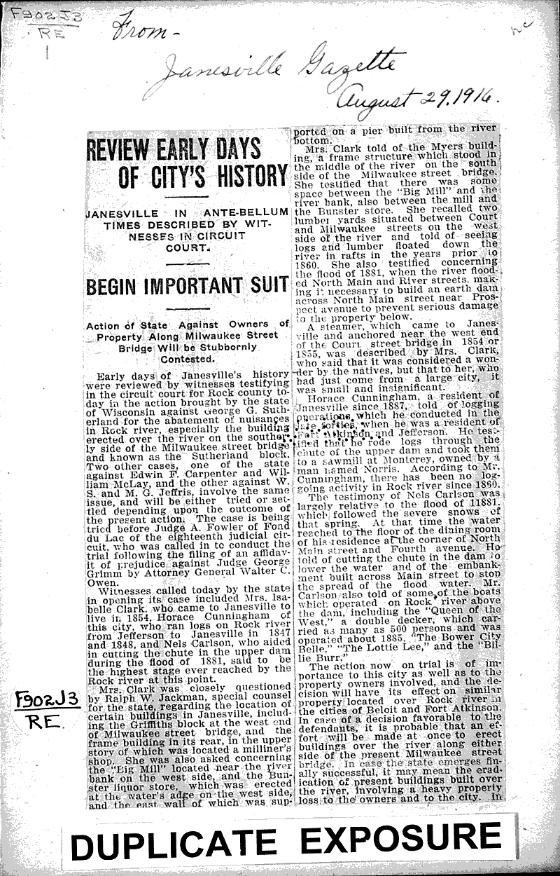  Source: Janesville Gazette Topics: Government and Politics Date: 1916-08-29
