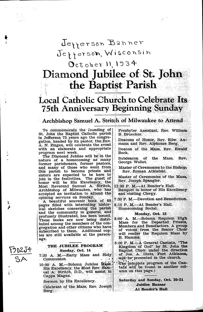  Source: Jefferson Banner Topics: Church History Date: 1934-10-11
