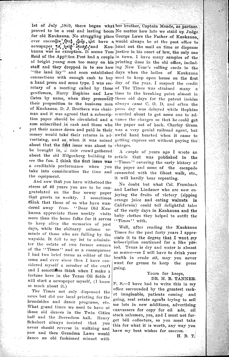  Source: Kaukauna Times Topics: Industry Date: 1919-10-09