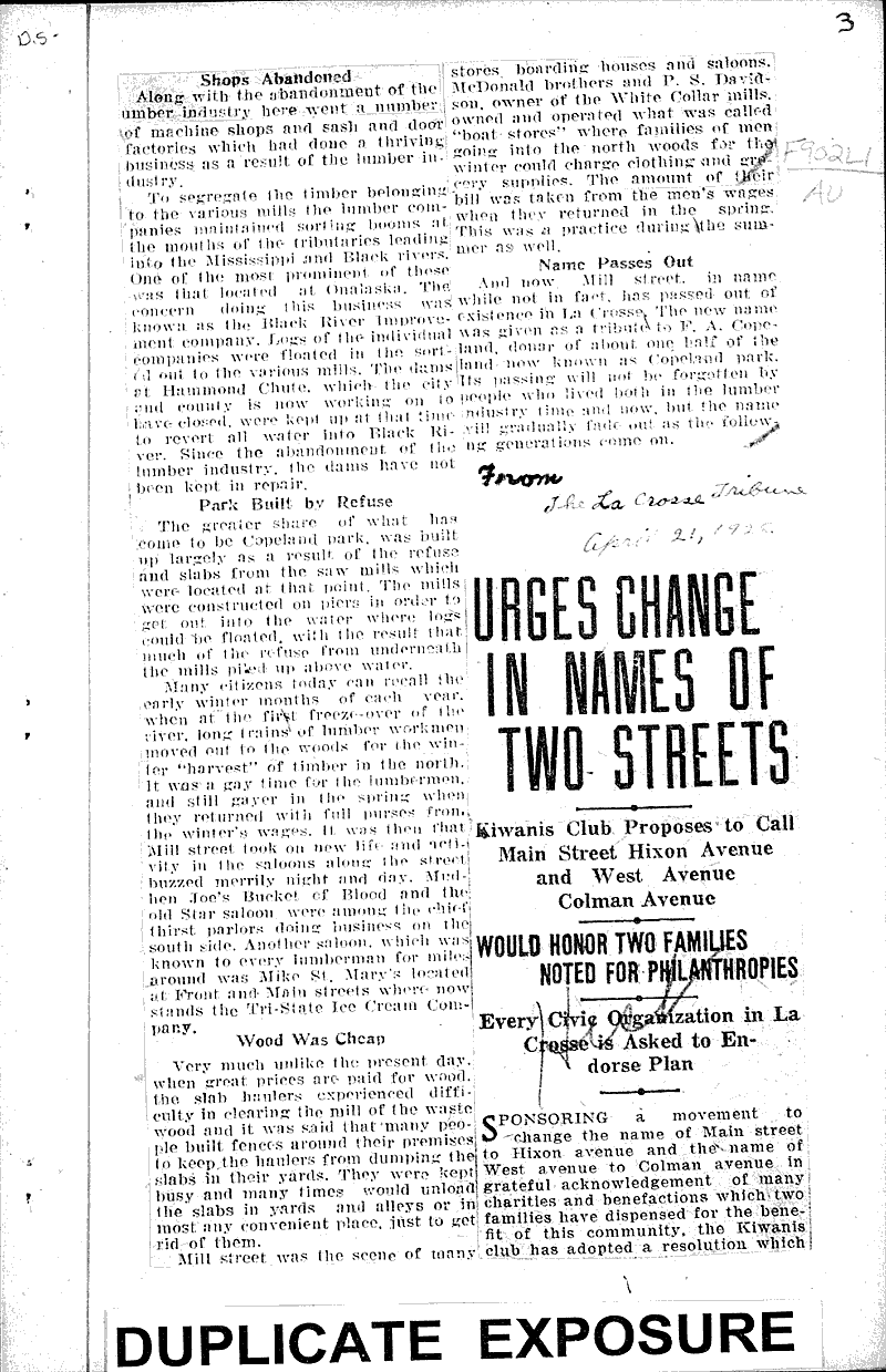  Source: La Crosse Tribune Topics: Government and Politics Date: 1922-12-03