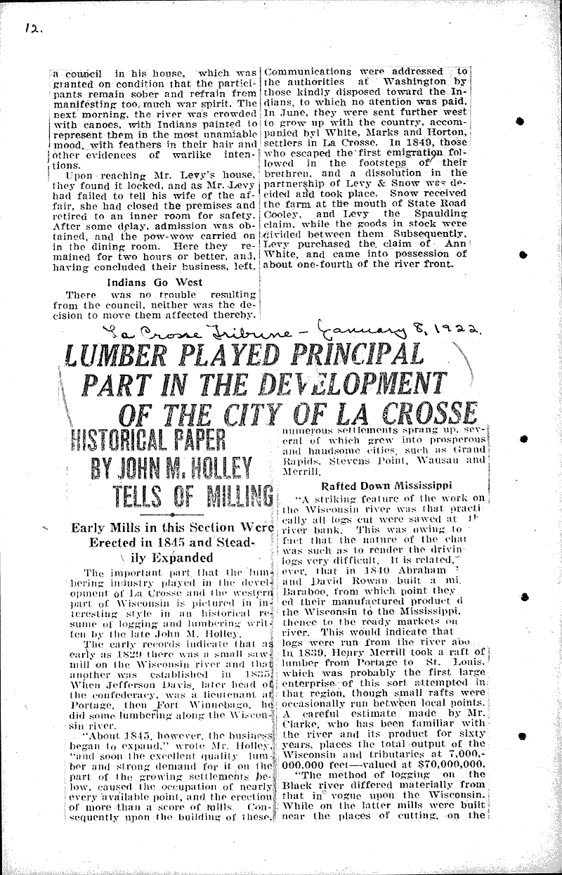  Source: La Crosse Tribune Topics: Education Date: 1921-09-11