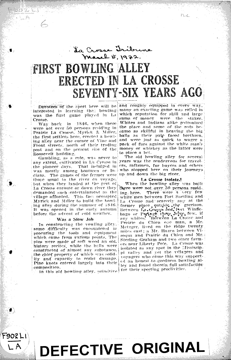  Source: La Crosse Tribune Topics: Government and Politics Date: 1922-03-05