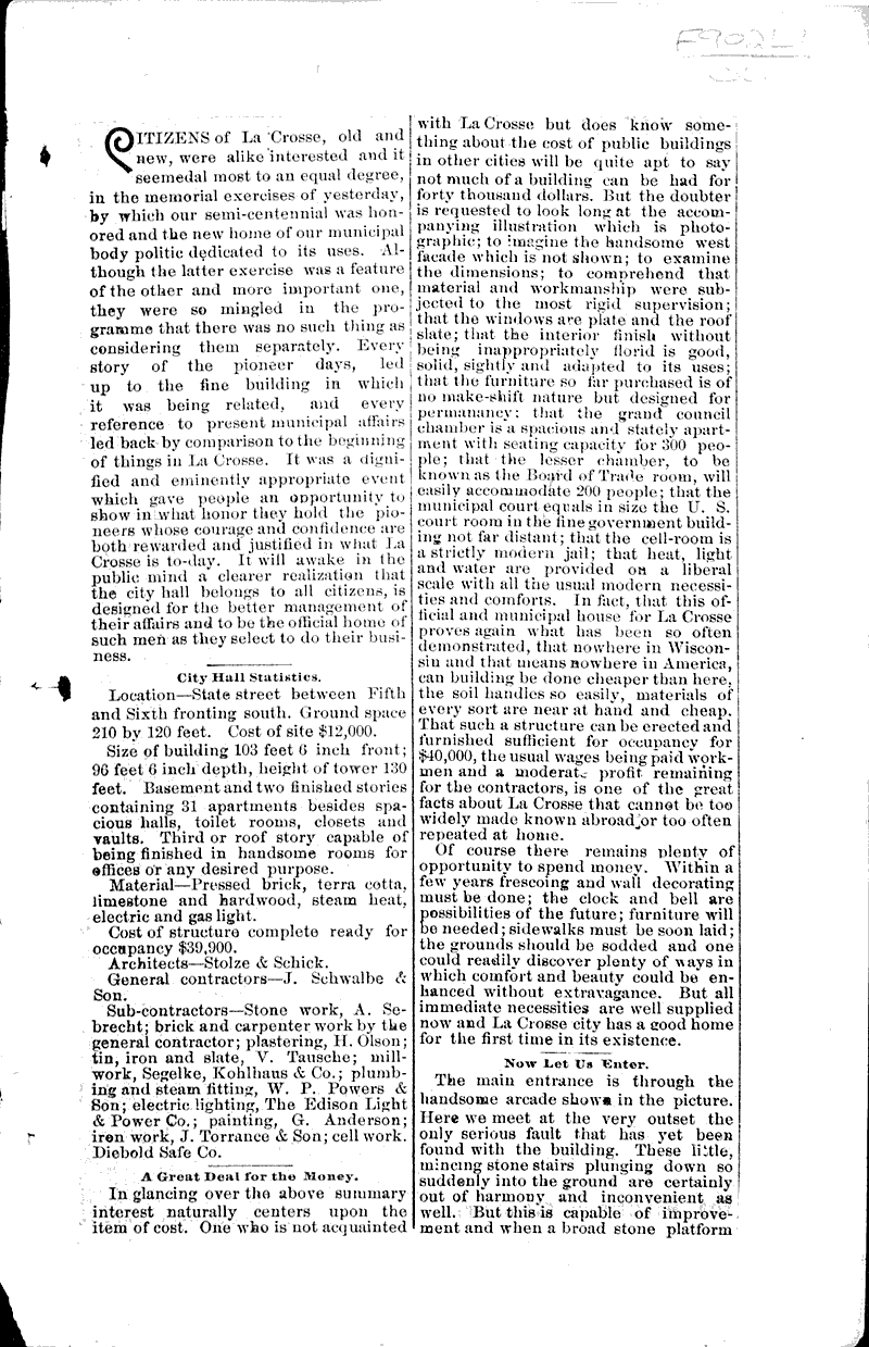  Source: La Crosse Chronicle Topics: Government and Politics Date: 1892-02-11