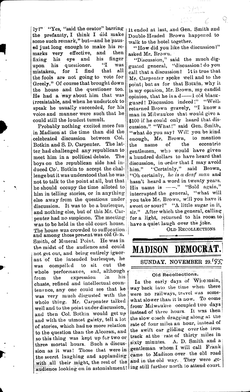  Source: Madison Democrat Topics: Immigrants Date: 1885-11-29