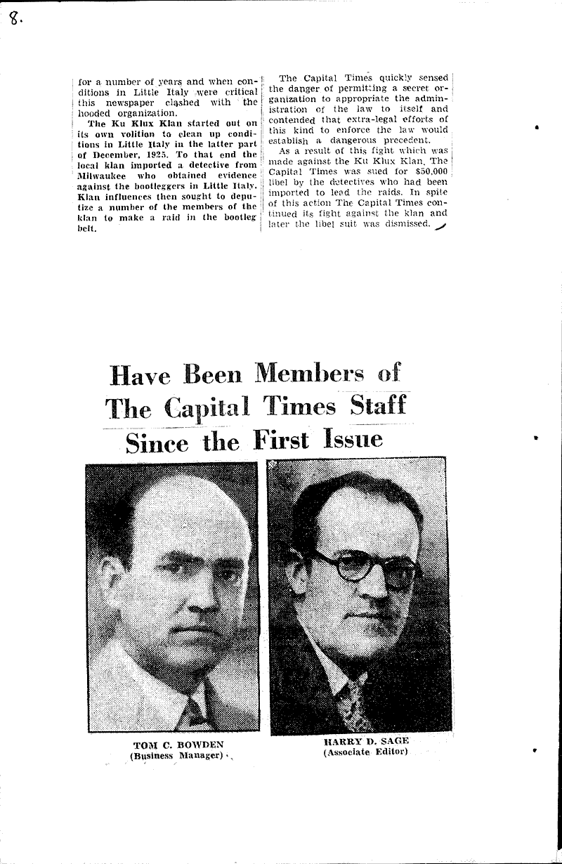  Source: Capital Times Topics: Industry Date: 1938-12-13
