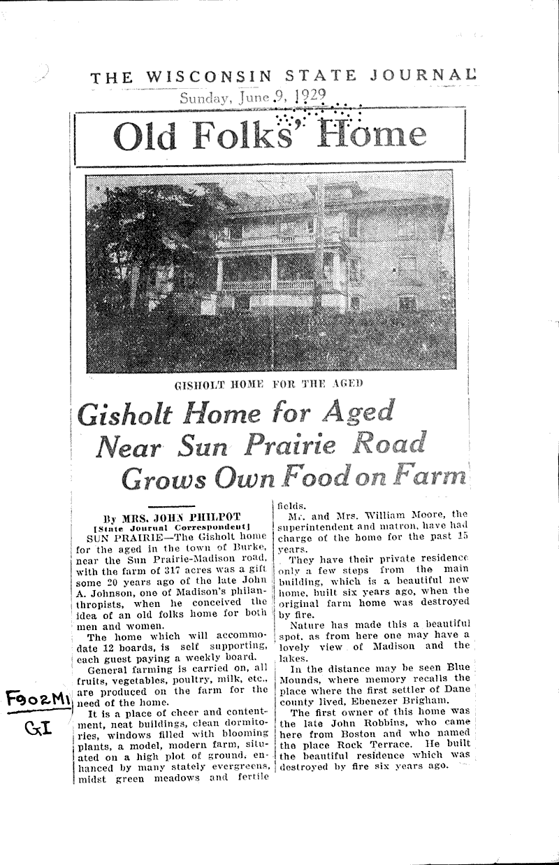  Source: Wisconsin State Journal Topics: Architecture Date: 1929-06-09