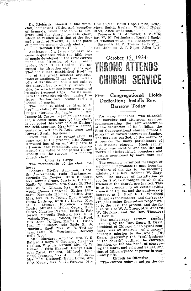  Topics: Church History Date: 1924-10-13