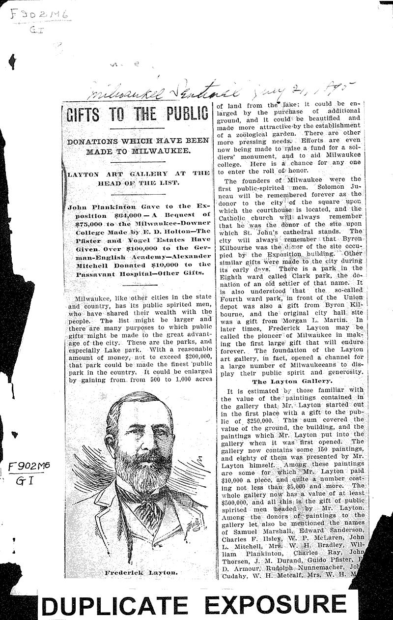  Source: Milwaukee Sentinel Date: 1895-07-21