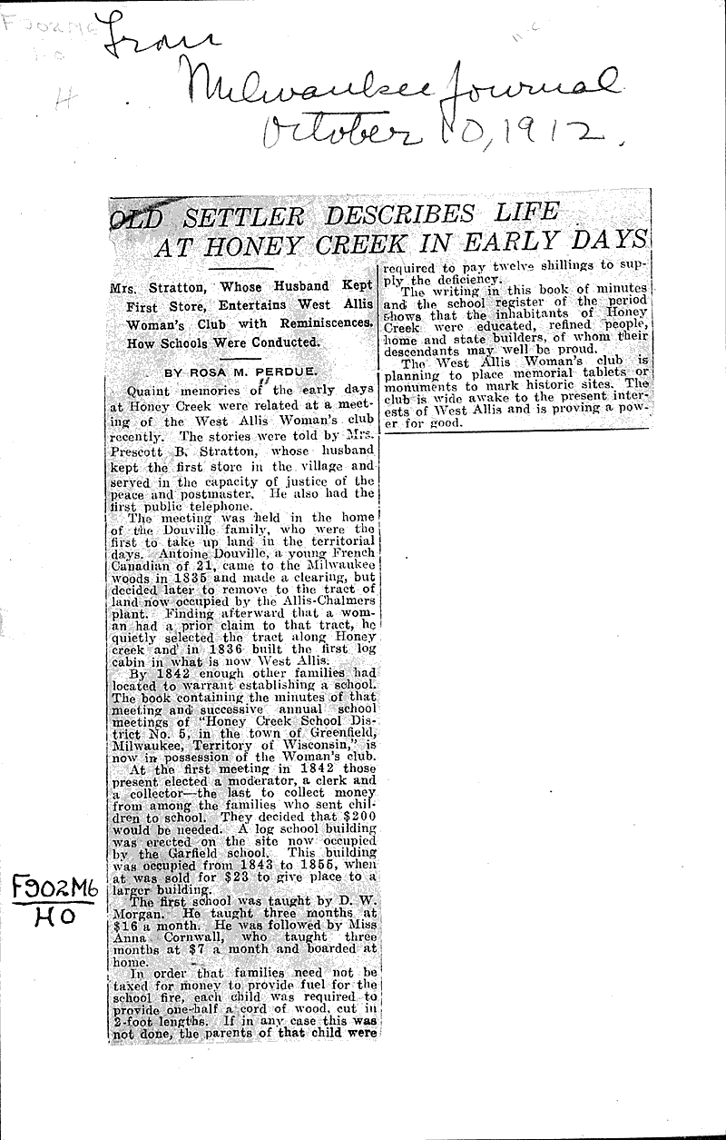  Source: Milwaukee Journal Date: 1912-10-10