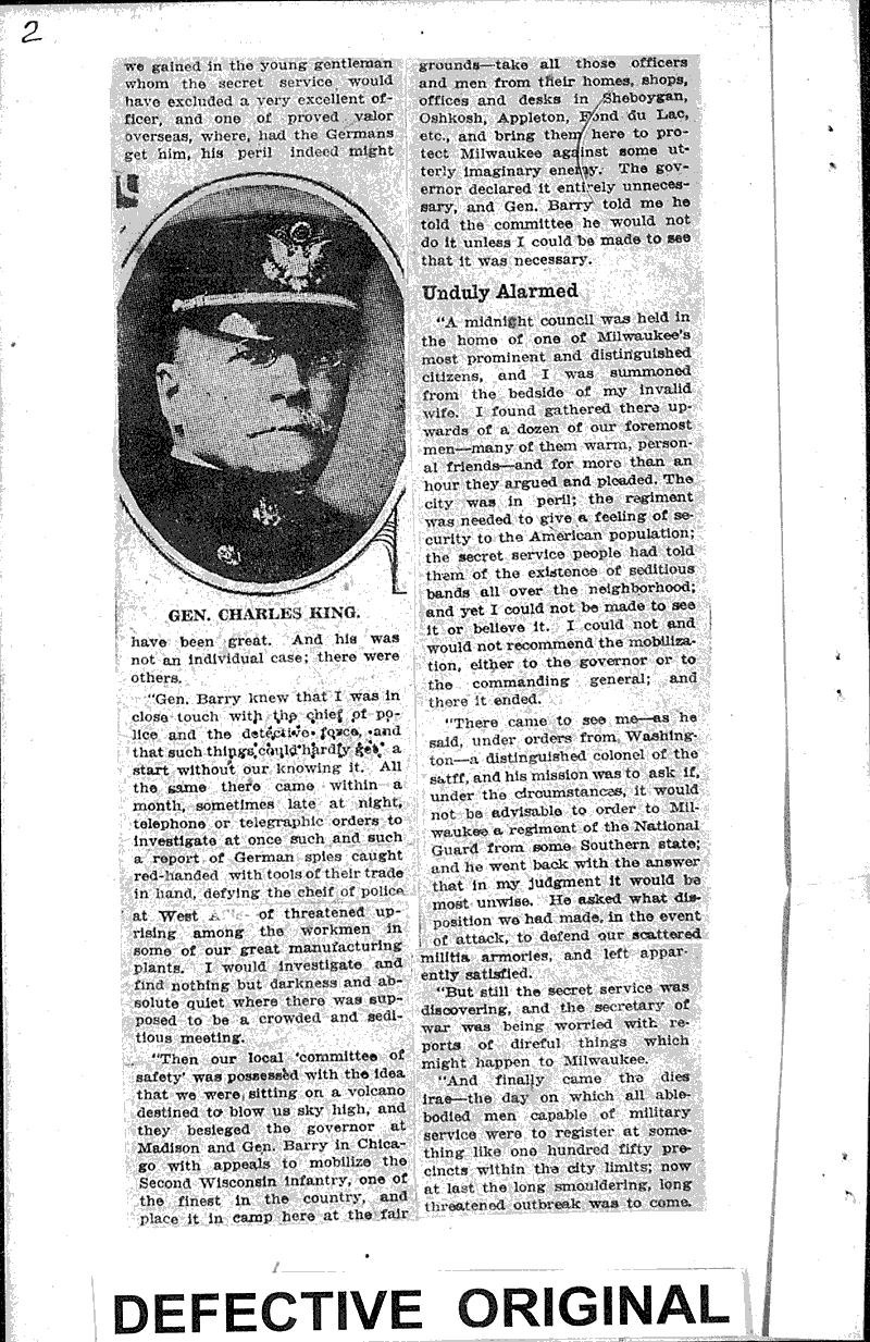  Source: Wisconsin News Topics: Wars Date: 1923-02-20