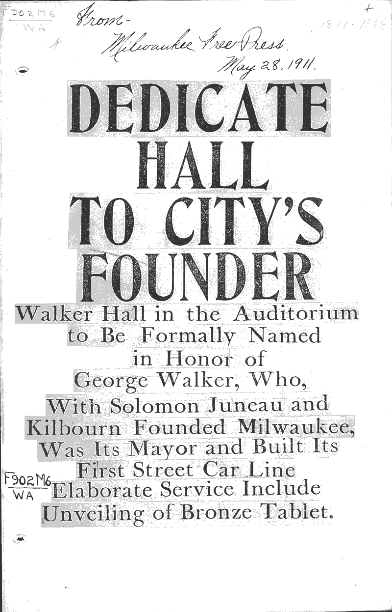  Source: Milwaukee Free Press Topics: Architecture Date: 1911-05-28
