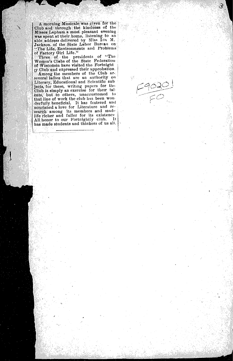  Source: Oconomowoc Free Press Date: 1903-05-09