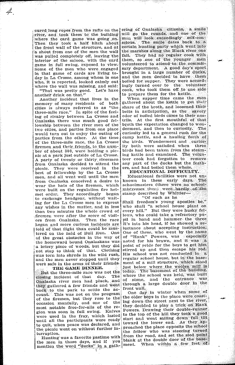  Source: La Crosse Chronicle Date: 1905-02-05