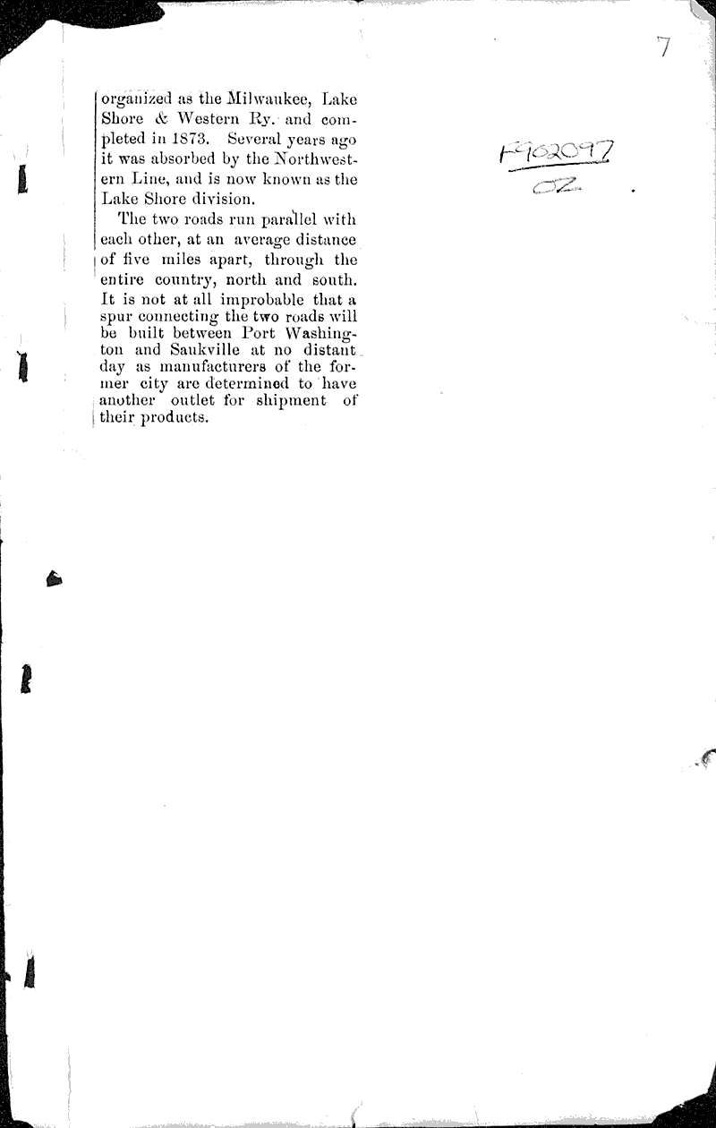  Source: Port Washington Star Date: 1898-07-04