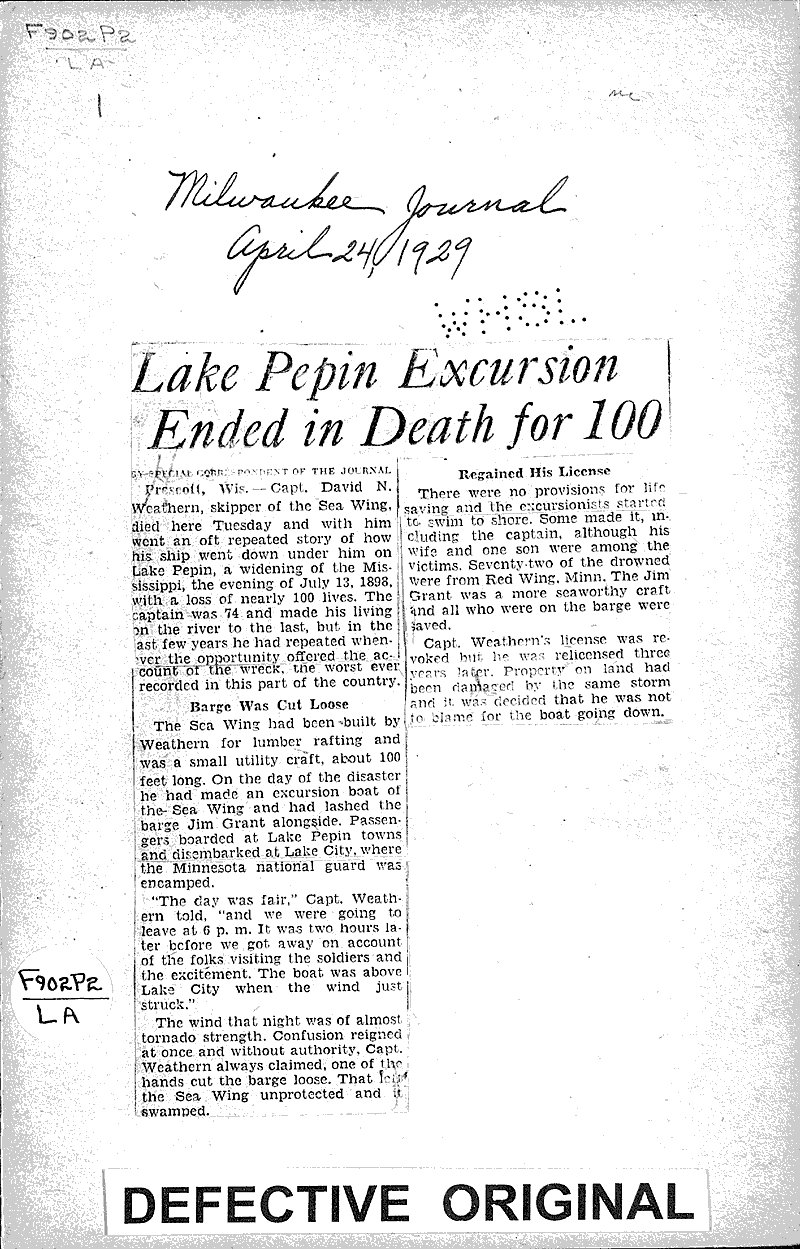  Source: Milwaukee Journal Topics: Voyages and Travels Date: 1929-04-24