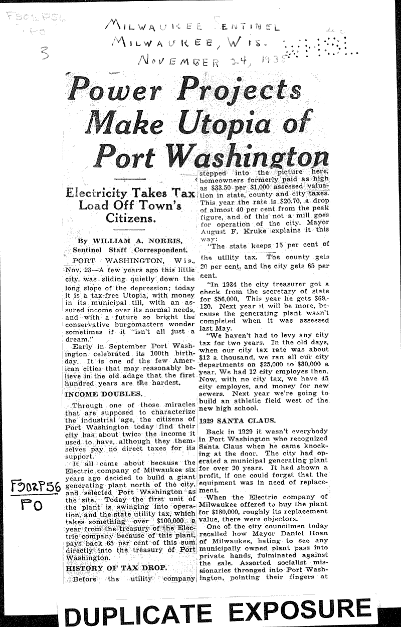  Source: Milwaukee Sentinel Topics: Industry Date: 1935-11-24
