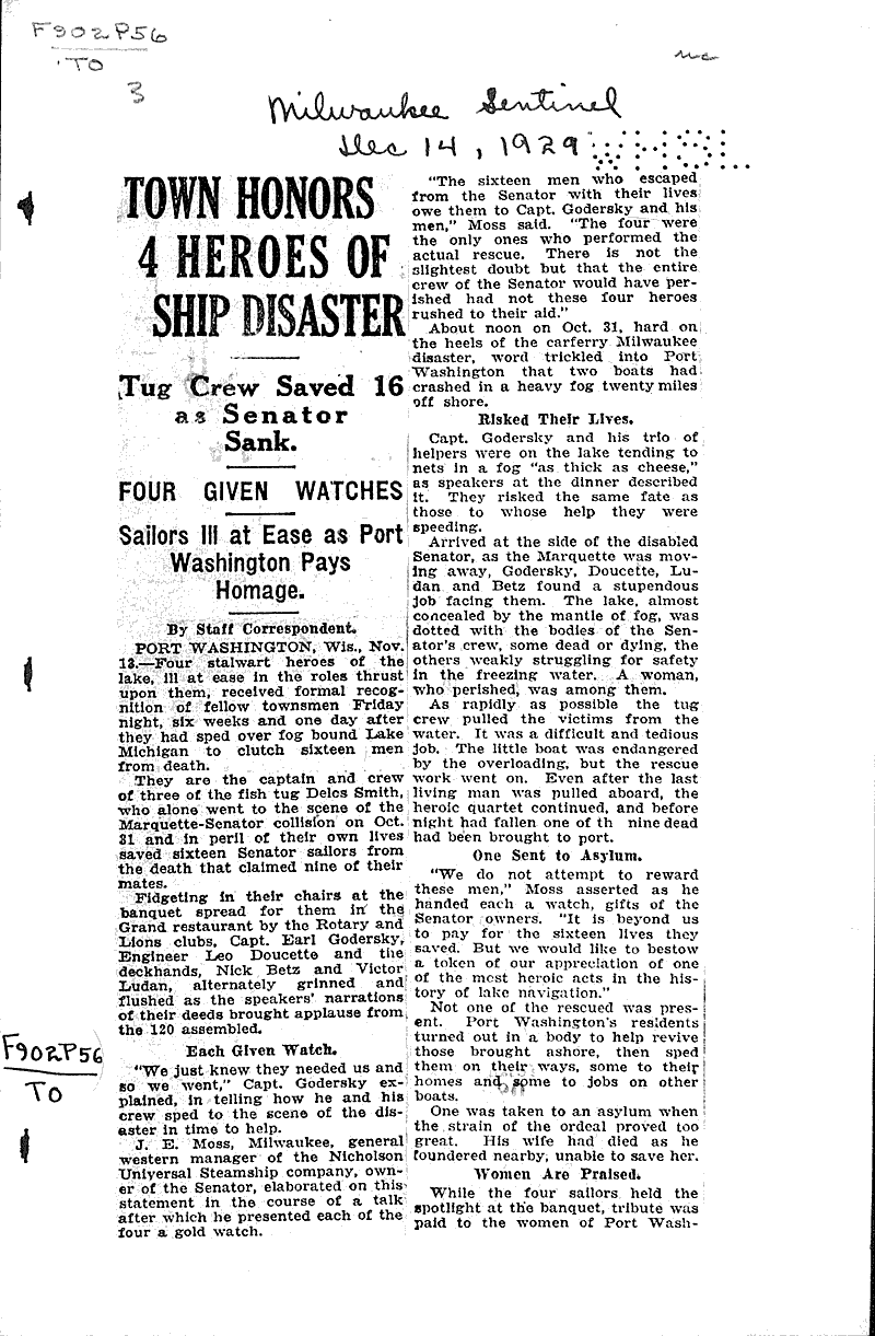  Source: Milwaukee Sentinel Date: 1929-12-14