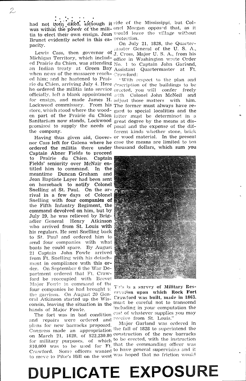  Source: Prairie du Chien Courier Topics: Wars Date: 1938-02-01