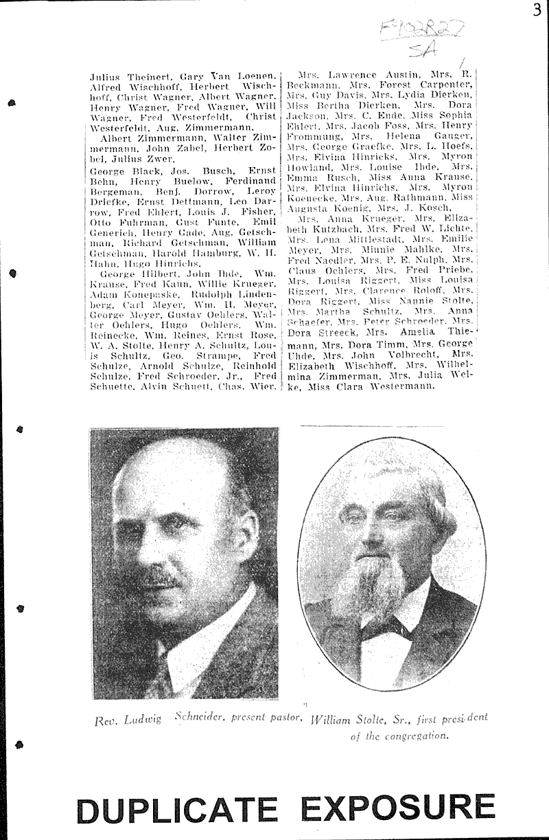  Source: Wisconsin State Journal Topics: Church History Date: 1928-08-05