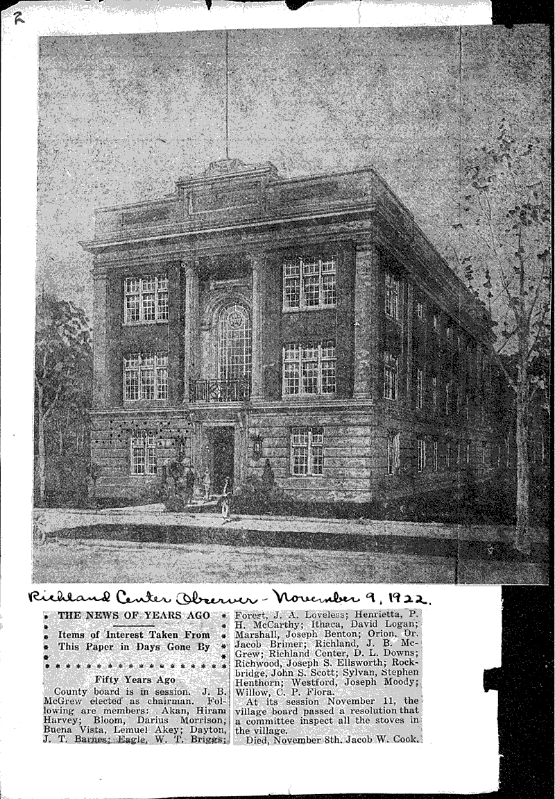  Source: Wisconsin State Journal Topics: Architecture Date: 1922-07-16