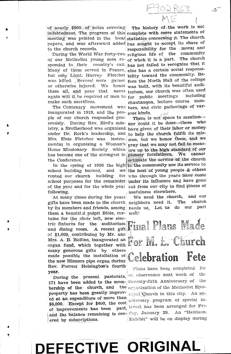  Source: River Falls Times Topics: Church History Date: 1932-01-14