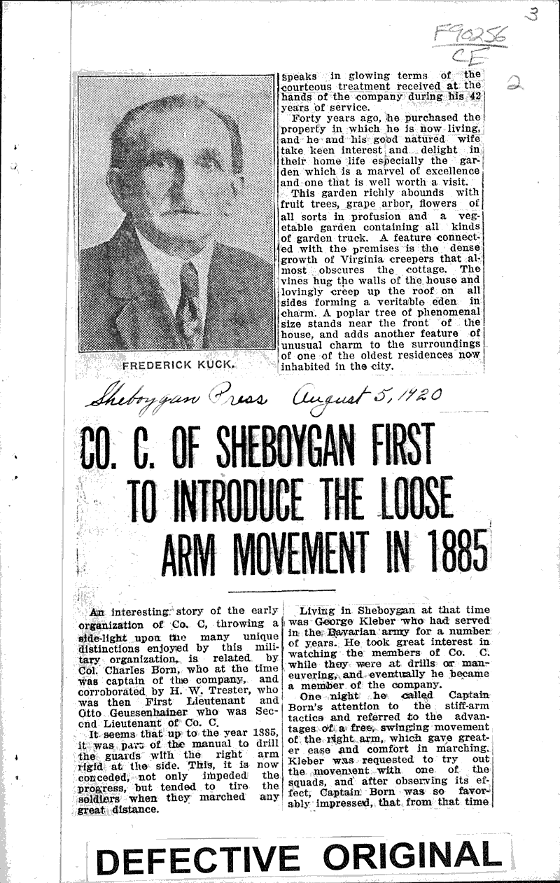  Source: Sheboygan Press Topics: Government and Politics Date: 1920-08-02