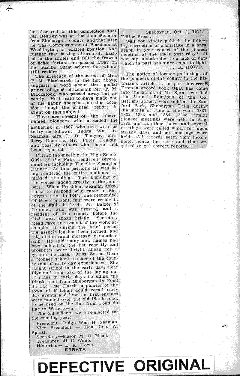  Source: Sheboygan Press Topics: Education Date: 1914-10-01