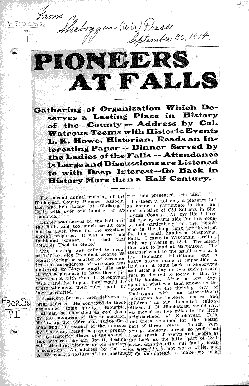  Source: Sheboygan Press Topics: Education Date: 1914-09-30