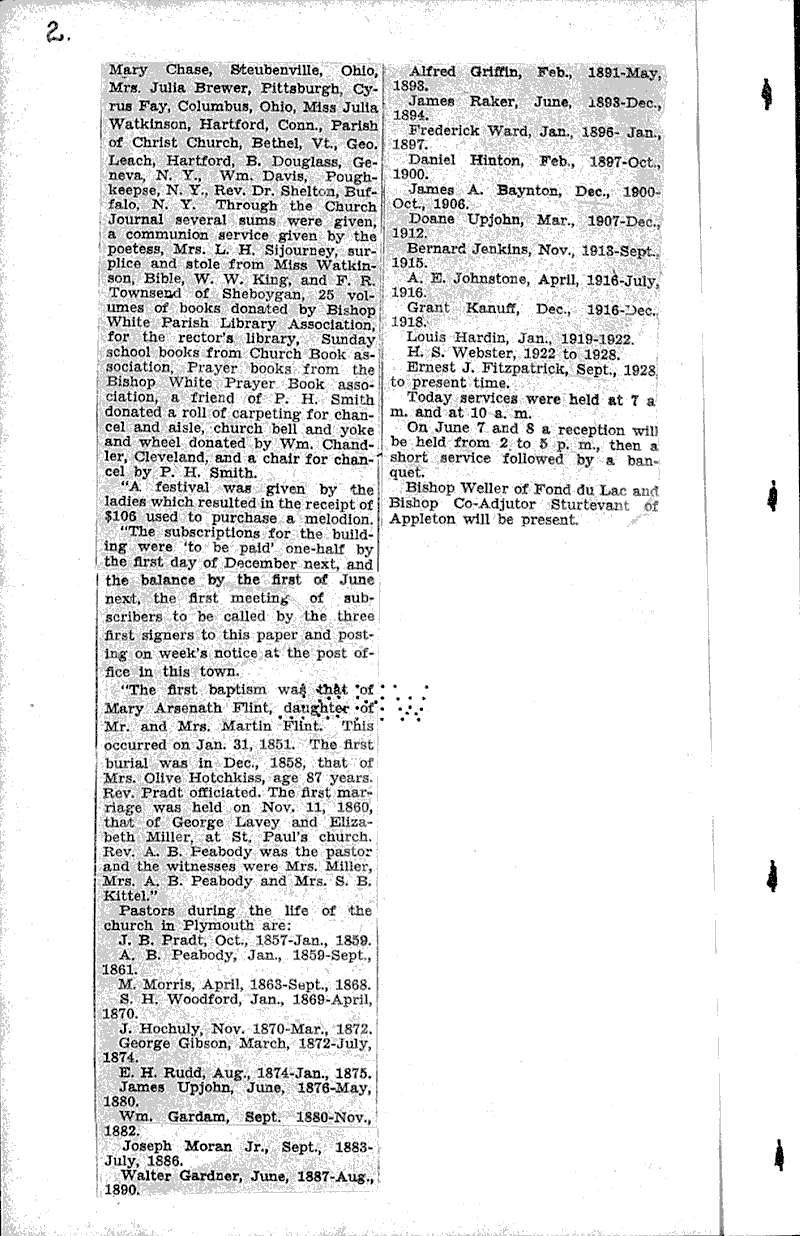  Source: Sheboygan Daily Press Topics: Church History Date: 1933-04-17