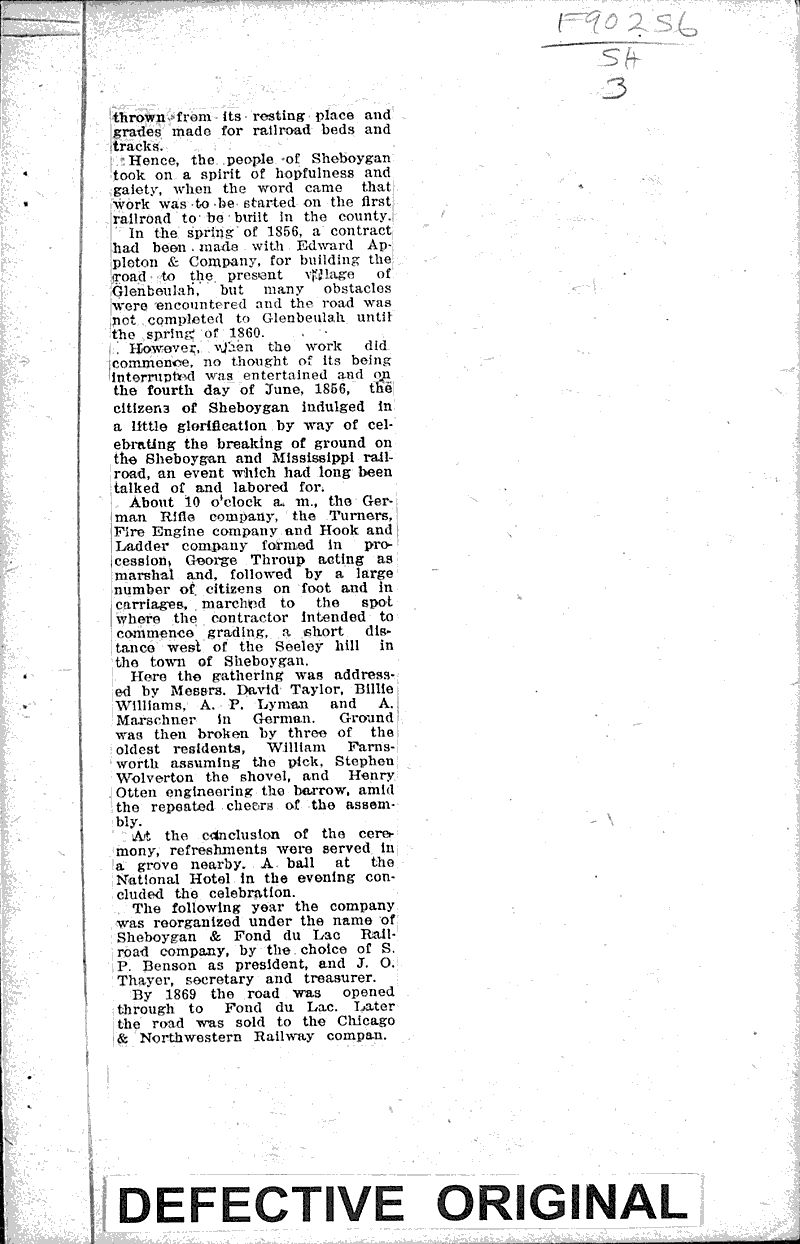  Source: Sheboygan Press Topics: Transportation Date: 1921-08-12