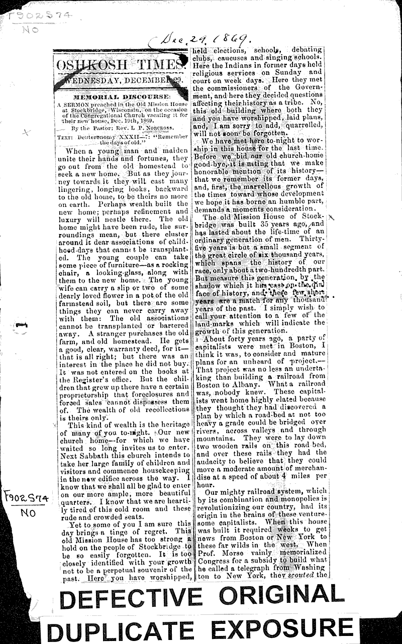  Source: Oshkosh Times Date: 1869-12-29